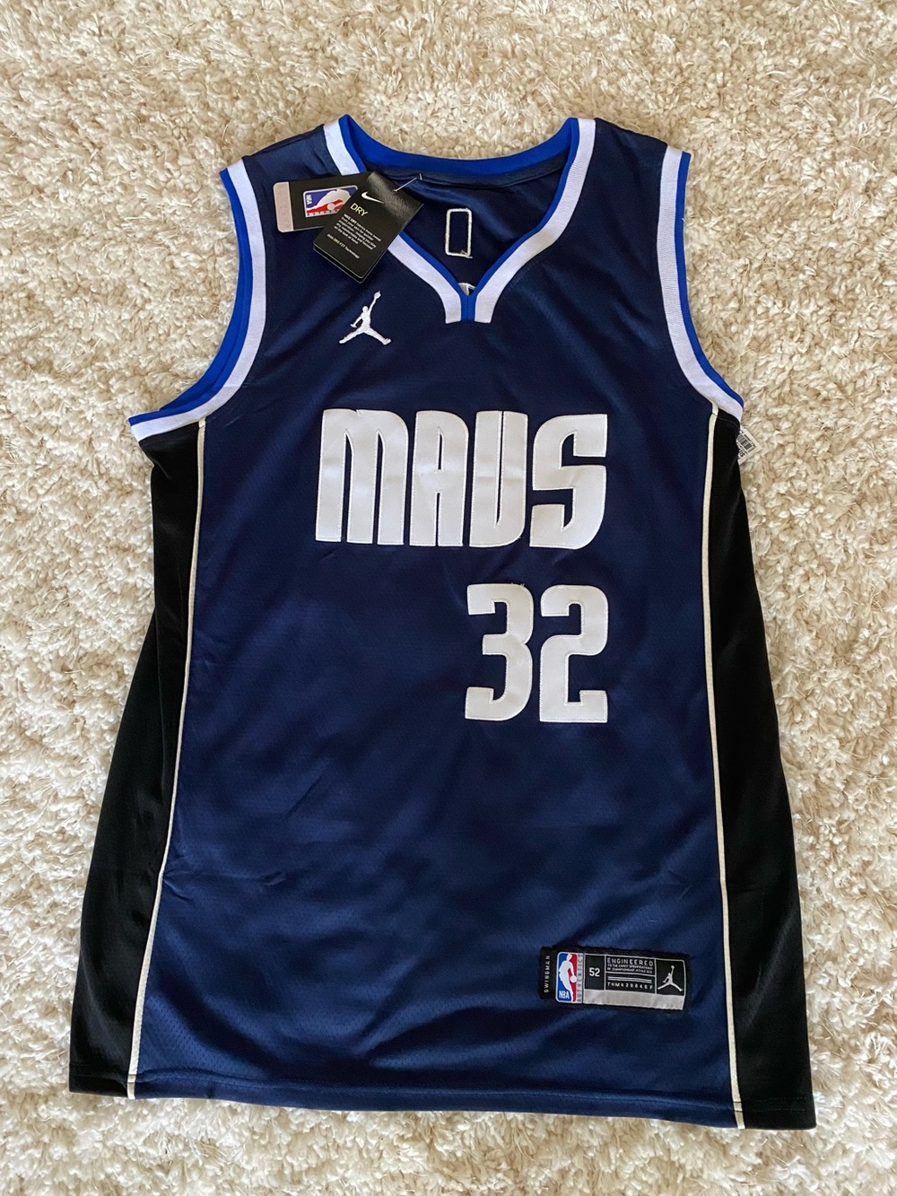Dallas Mavericks Cooper Flagg Nike Swingman Navy Mavs Jersey